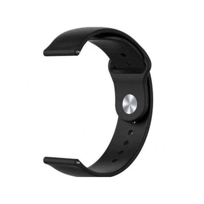 Bracelet Smart Watch universal de montre en silicone souple 20 mm ( (noir))