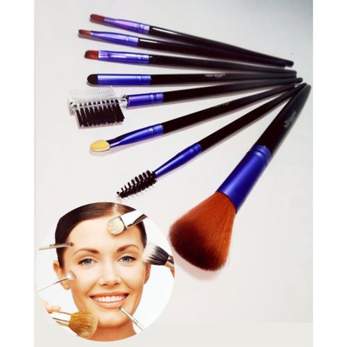 Pinceaux de maquillage visage et yeux brosse douce maquillage