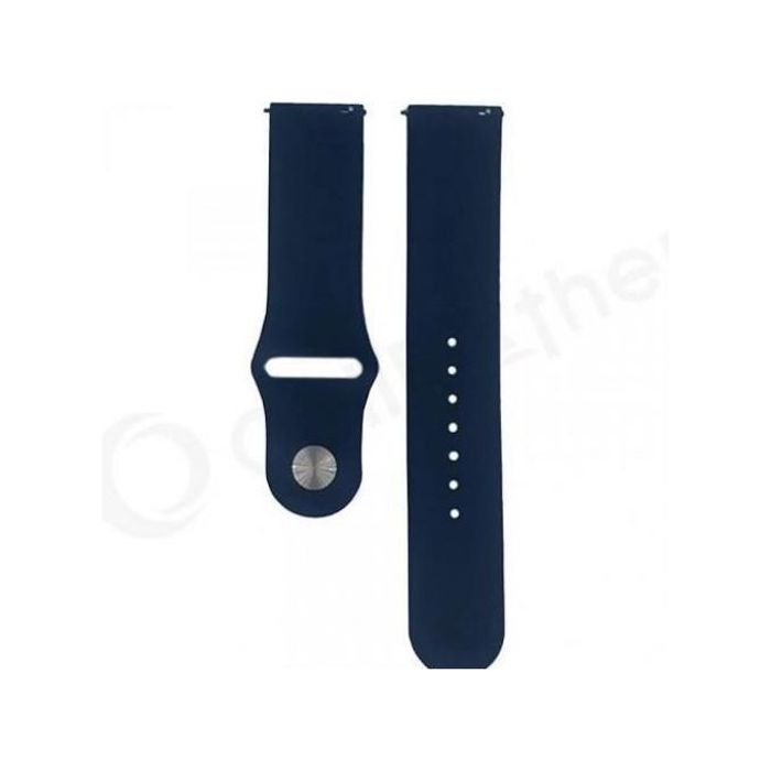 Bracelet Smart Watch universal de montre en silicone souple 20 mm (bleu)