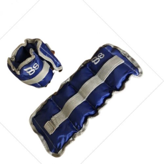 2 Pair Adjustable Hand Wrist Ankle Weights Wrap Strap Bandage-Bleu