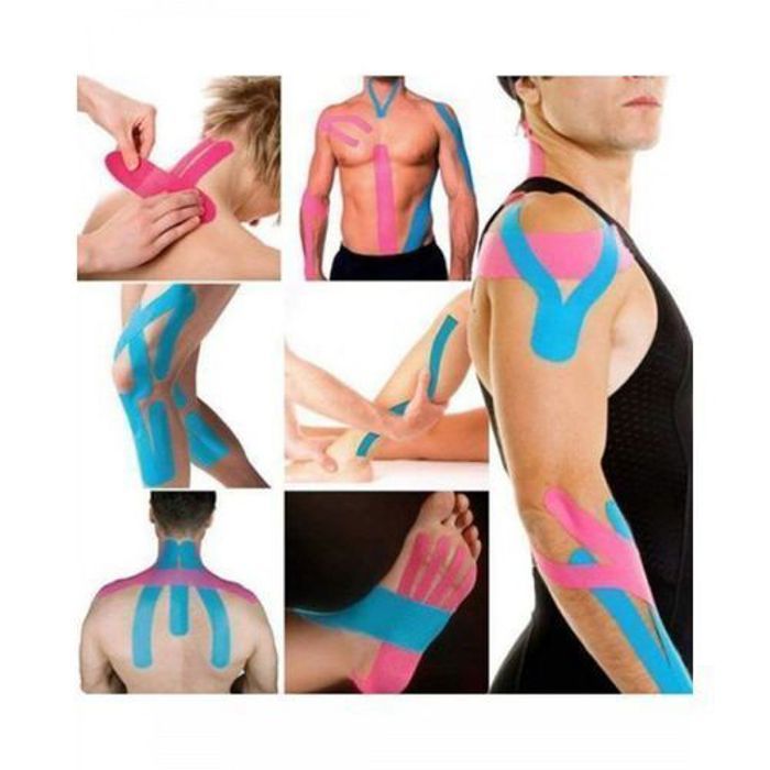 Réduire la douleur et l'inflammation avec Rouleau Kinesiology Tape 5mx5cm