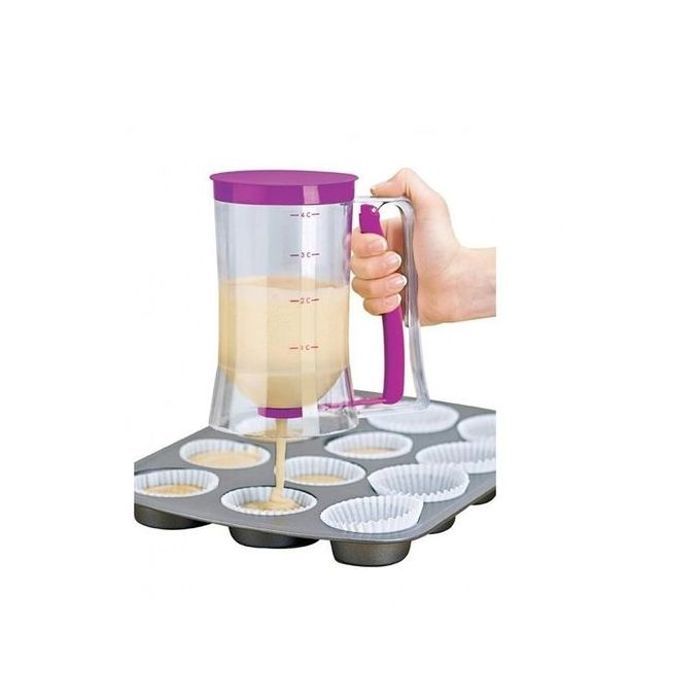 Super Gâteau Batter Dispenser avec poignée Pain outil de cuisson