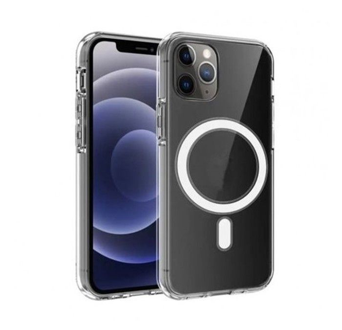 Pochette transparente pour iPhone 11 Pro MagSafe magnétique