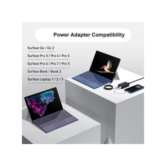 Chargeur Surface Pro 65 W