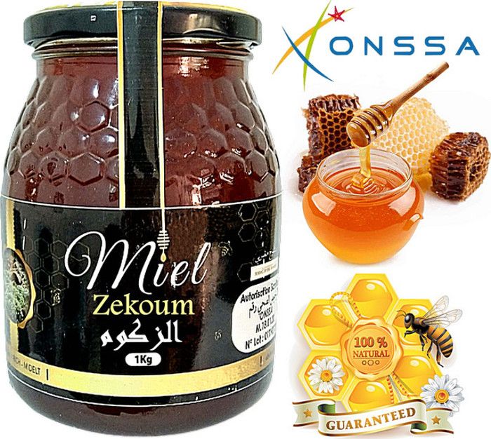 Miel zekoum 100% pure et naturel 1kg