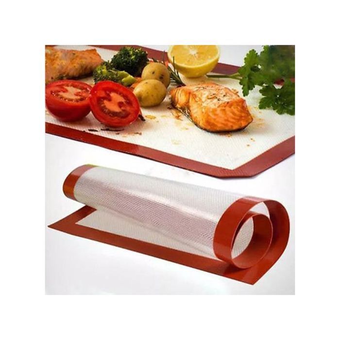 Tapis de Cuisson En Silicone Biscuits Feuille Four Tapis BARBECUE 40x30cm
