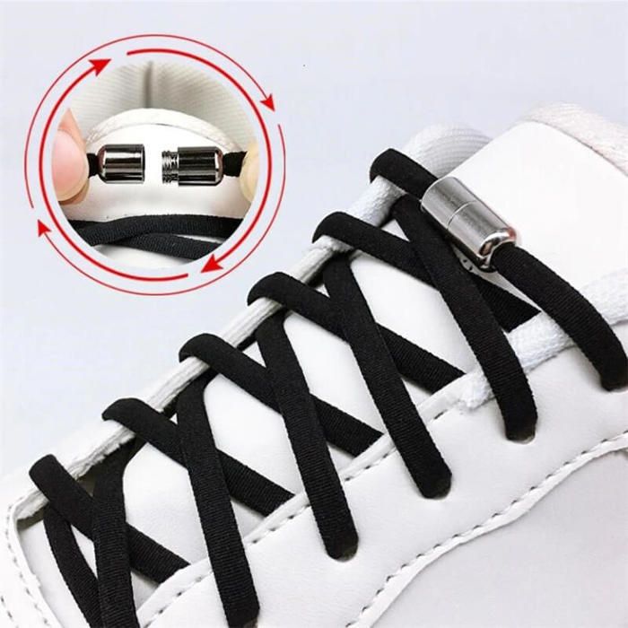Lacets chaussures élastiques fermeture rapide sans nœud ( enfants et adultes)