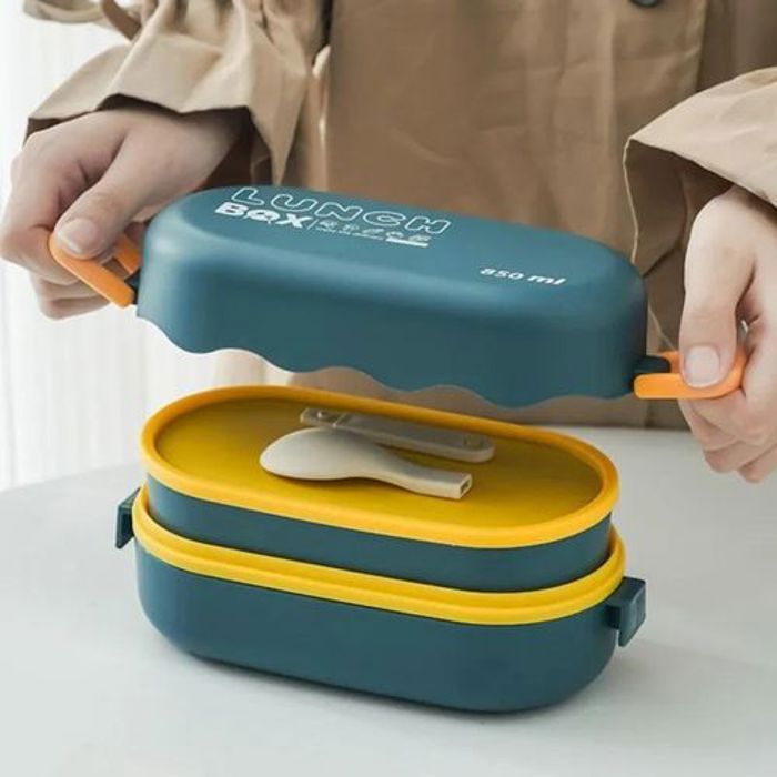 Boîte à bento double couche anti-fuite 850ML Lunch Box Office