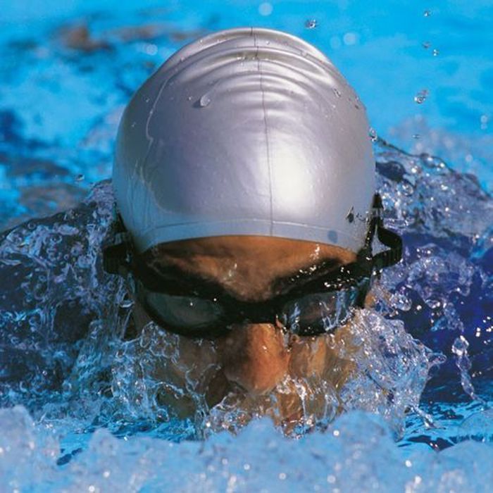 Bonnet de natation gris