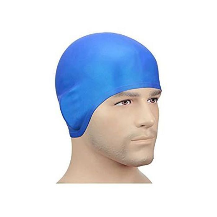 Bonnet de natation bleu