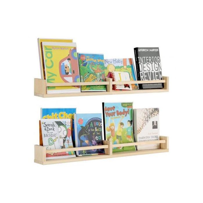 Étagères murale en bois pour chambre d'enfant 60 CM