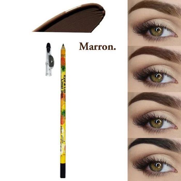 Eyeliner, Nouvelle gamme, Crayon Marron Taille 3XL de haute définition.