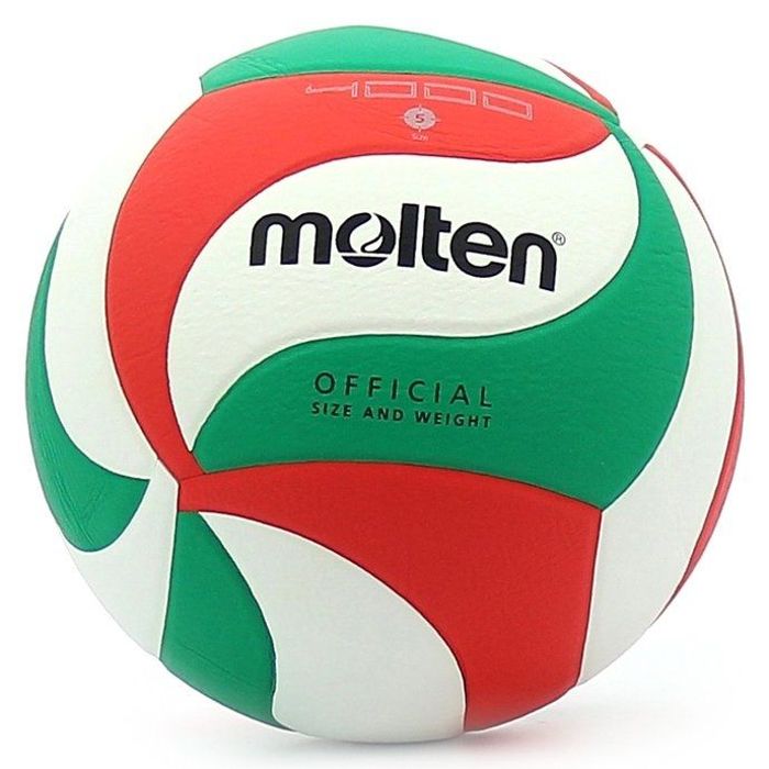 Ballon de Volleyball - Molten - V5M4000 - Multicolore - Taille 5 - DVV Officiel