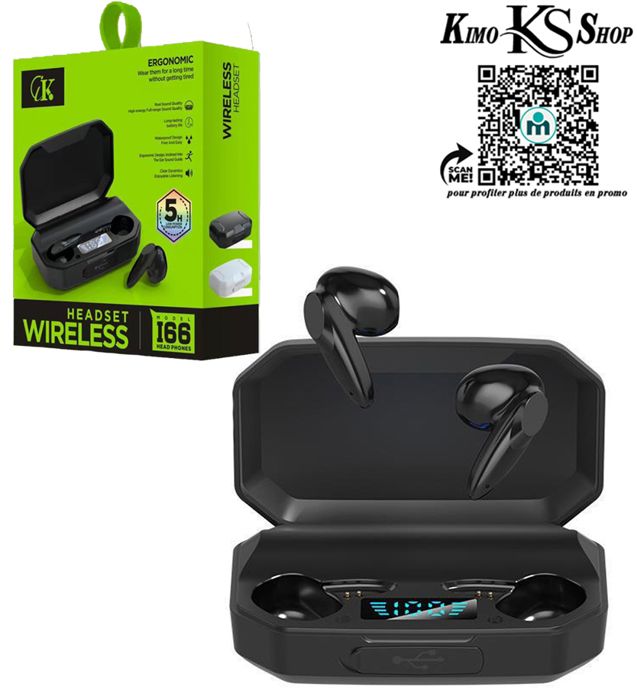 casque OREILLETTE Bluetooth sans fil de jeu e-sports, durée de vie de la batterie ultra longue, d'alimentation à affichage numérique