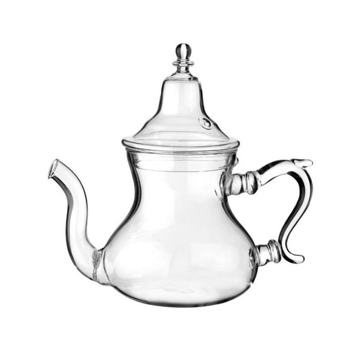 Théière en verre marocaine 840ml