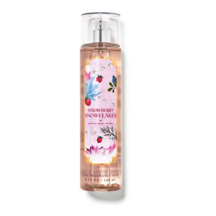 Bath & Body Works Brume Parfumée Fin, Strawberry Snowflakes - Made in USA - 236ml