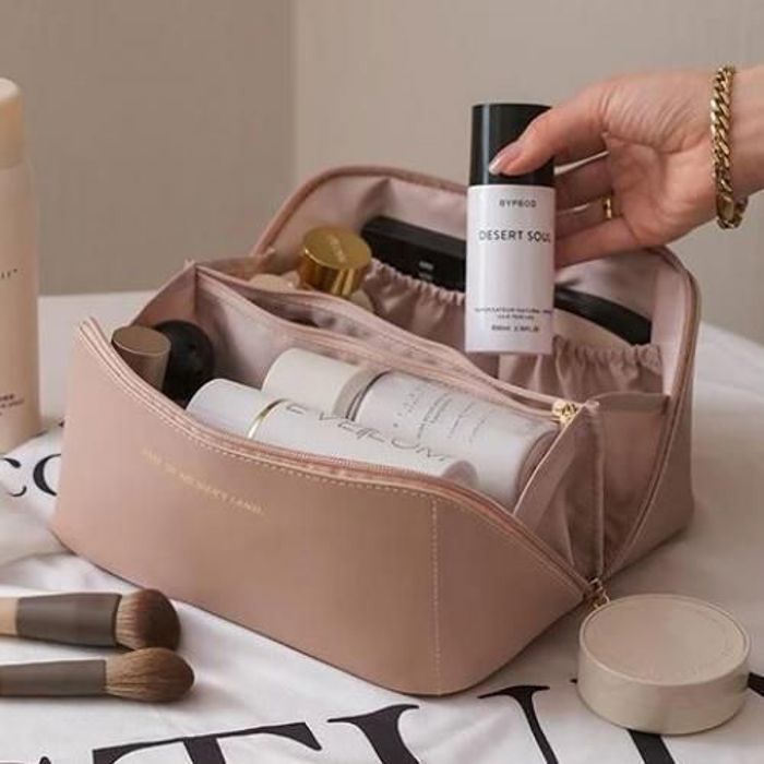 Trousses De cosmétique élégance Avec Poignée de grande capacité Pour Femme