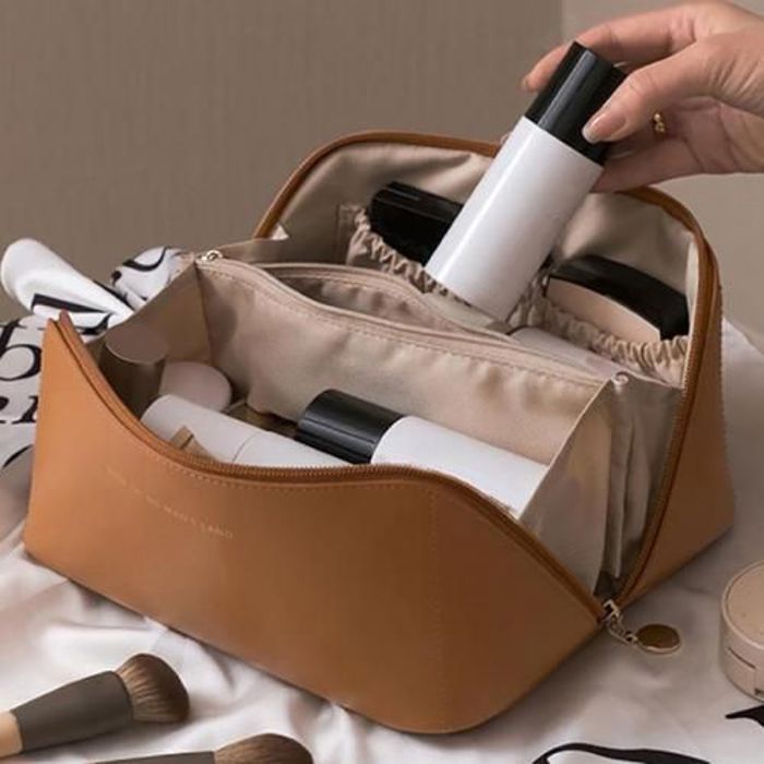 Trousses De cosmétique élégance Avec Poignée de grande capacité Pour Femme