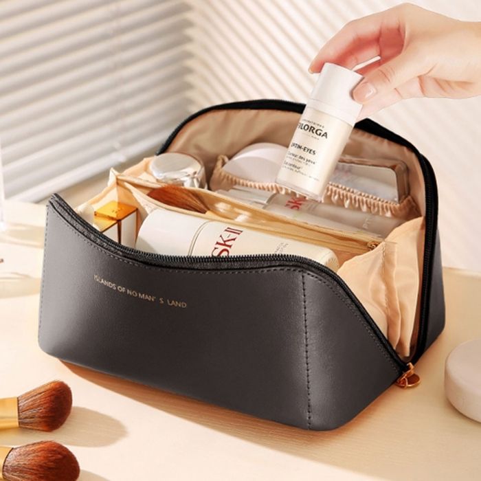 Trousses De cosmétique élégance Avec Poignée de grande capacité Pour Femme
