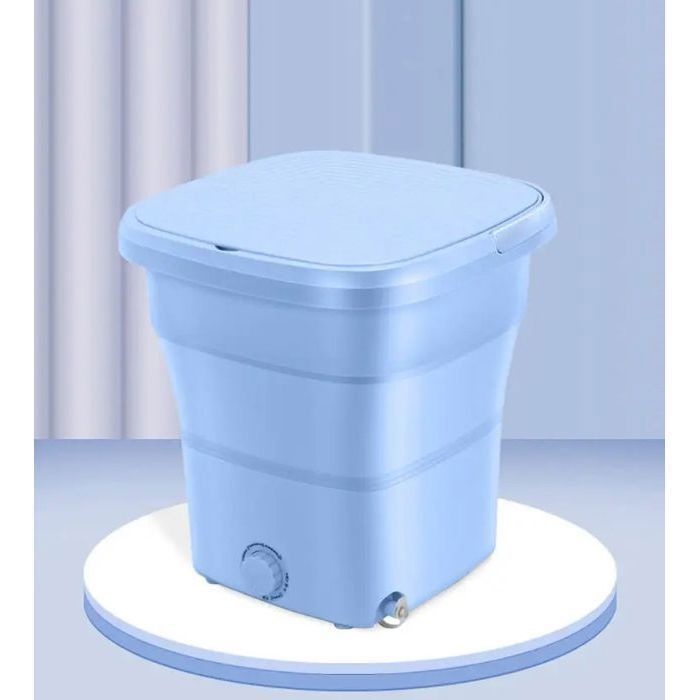Machine à laver portative pliante de 10 L BLEU
