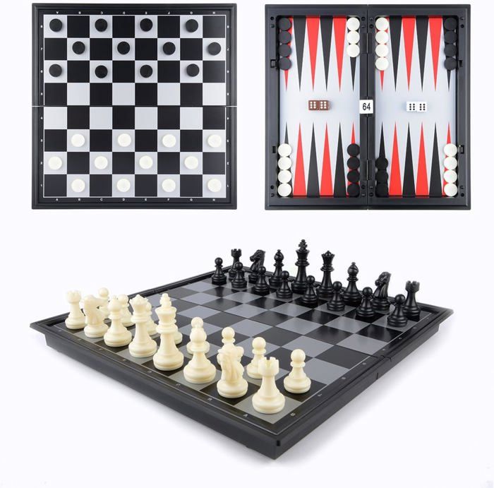 chess set 3 in 1