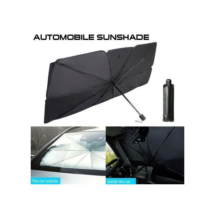 Pare-Soleil Parapluie pliable Pour Pare-brise ,aide au refroidissement intérieure de la voiture
