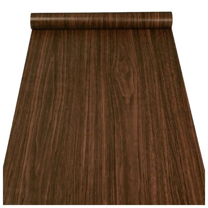 adhesif autocollant 10m/45cm motif boi marron crémé .