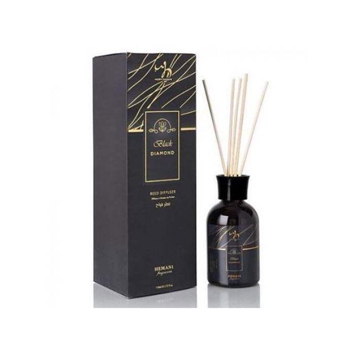 Diffuseur de Parfum à Bâtonnets Naturel Dure 7 Semaine- Black Diamond