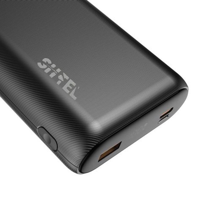 Powerbank Shtel 20000 mAh, haute capacité, charge très rapide