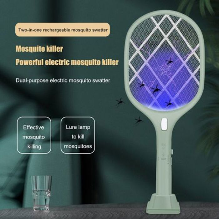Raquette Anti Moustique électrique - Anti insectes avec LED intégré rechargeable