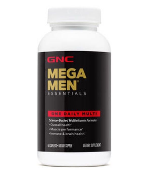 Gnc Mega Men One Daily Multivitaminé, Complètes et soutien multiminéra - 60 Comprimes