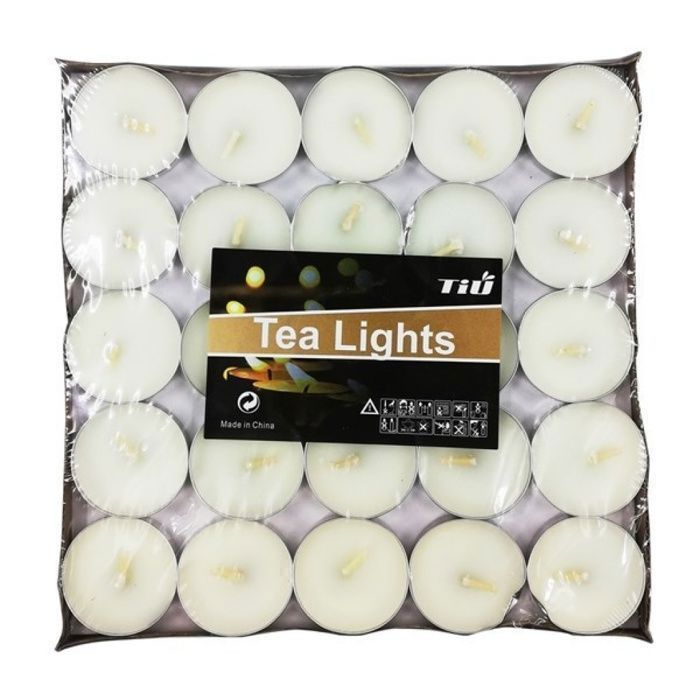 BOUGIE TEA LIGHT PACKET 50 PCS 13 G