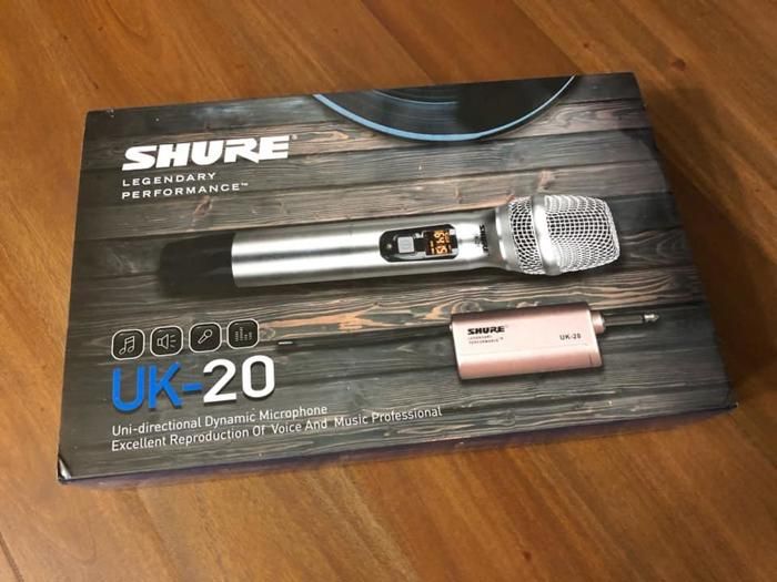 Microphone sans fil dynamique unidirectionnel Shure