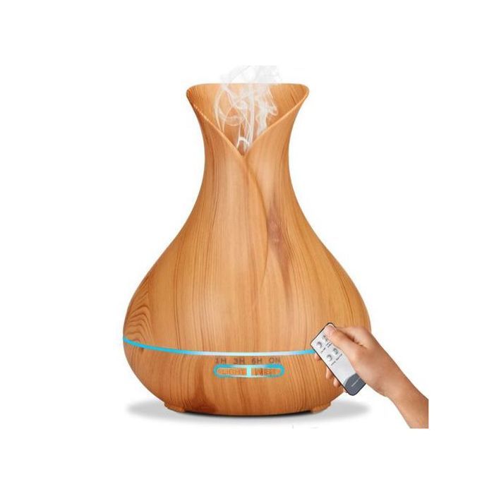 Rohs Compliant Diffuseur de Parfum Vase Humidificateur, Huile Essentielle, USB & 7 Couleurs LED