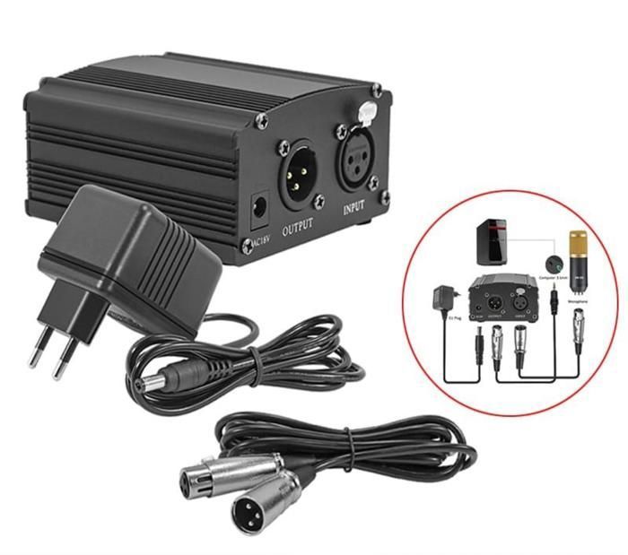 Alimentation fantôme 48V à 1 canal + adaptateur