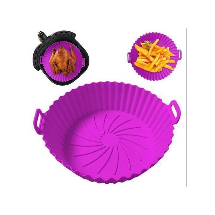 10  X  Moule Air Fryer en Silicone,Panier Réutilisable pour friteuse à air et four