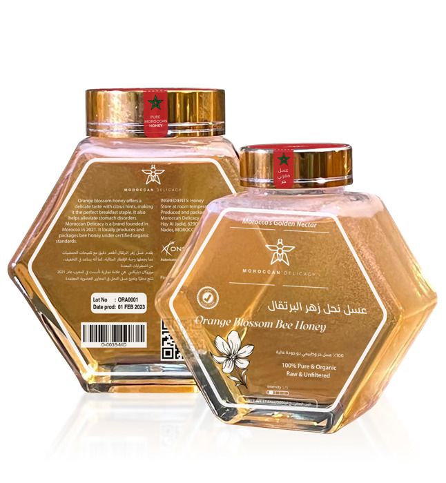 Miel Pur de Fleur d'Oranger du Maroc 500g