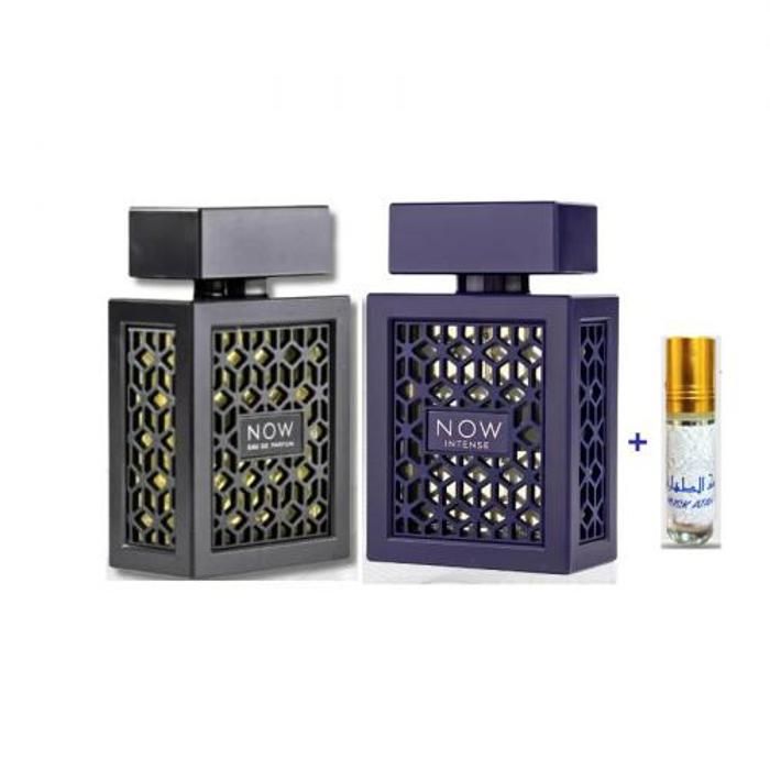 NOW PARFUM INTENSE+PARFUM NOW BLACK FOR MAN 100% EDP