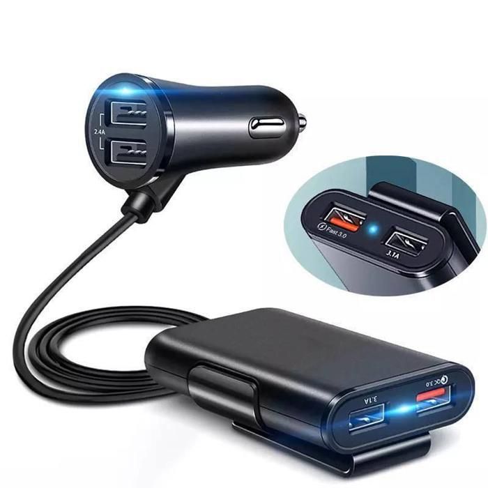 Car charger 4 port usb 40W 8A