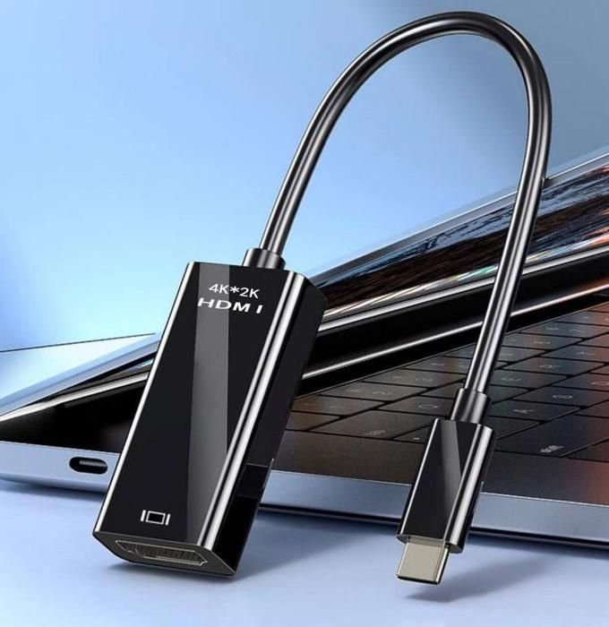 Câble Type C to HDMI Convertisseur Adaptateur de câble HDTV HD 4K