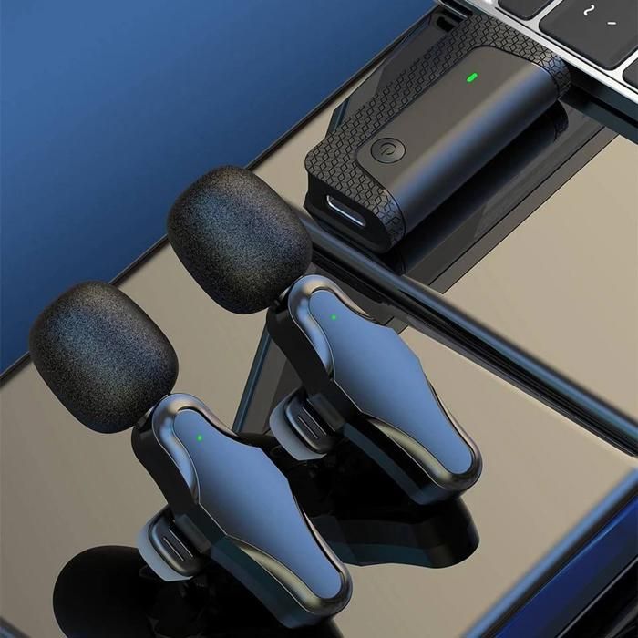 K35 pro Microphone Lavalier sans fil
