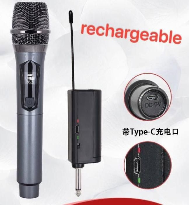 Microphone sans fil à fréquence fixe UHF