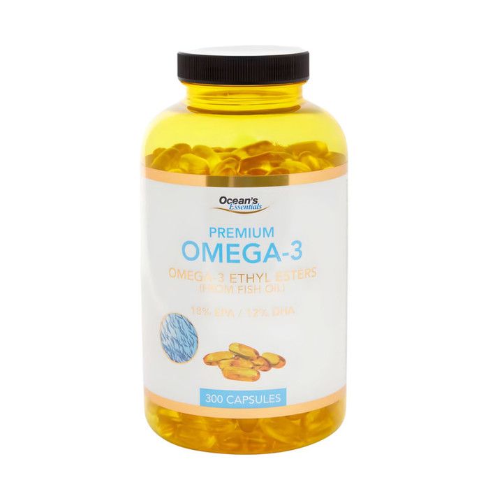Ocean's Essentials Prem-ium Fish Oil Omega-3 3000 MG 300 Capsules