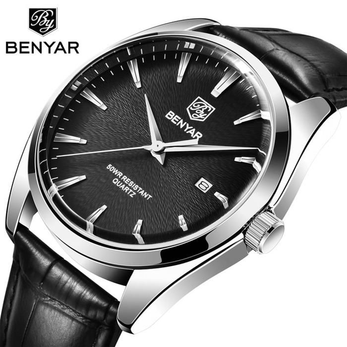 Benyar BY-5163 Montre De Luxe 100% Originale Pour Homme Avec 2 Ans De Garantie