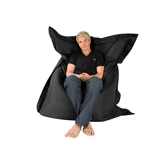 pouf large 5 position noir