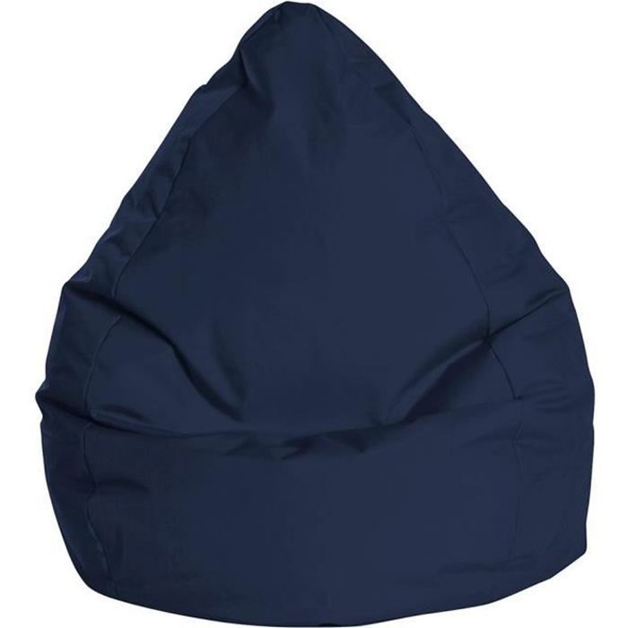 Pouf Bean Bag Impermeable ronde - Blue marine