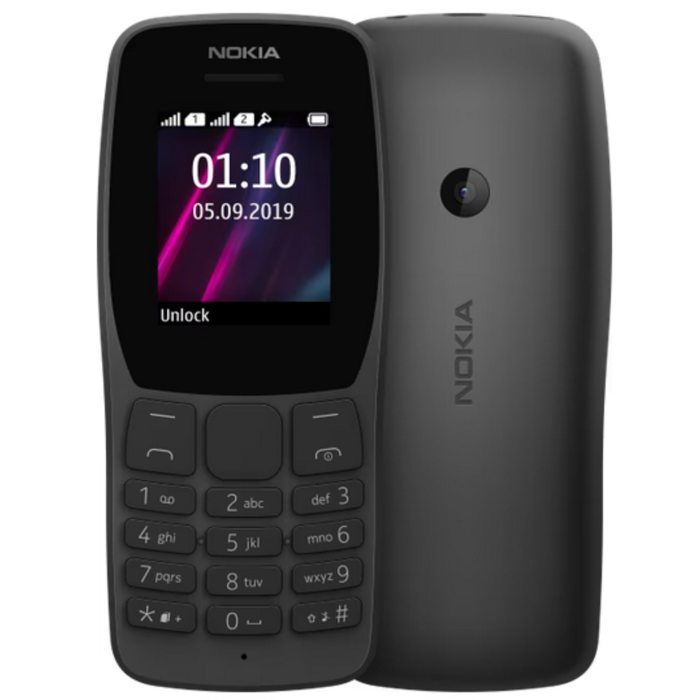 Nokia 110 (2019) - 2.4" - Dual Sim - Noir PRODUIT OFFICIEL