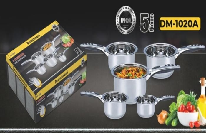 SERVICE CASSEROLES 5 PCS EN INOX DEUTSCHMANN DM-1020A