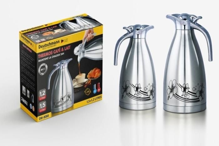 THERMOS 2 PCS EN INOX DEUTSCHMANN DM-8088