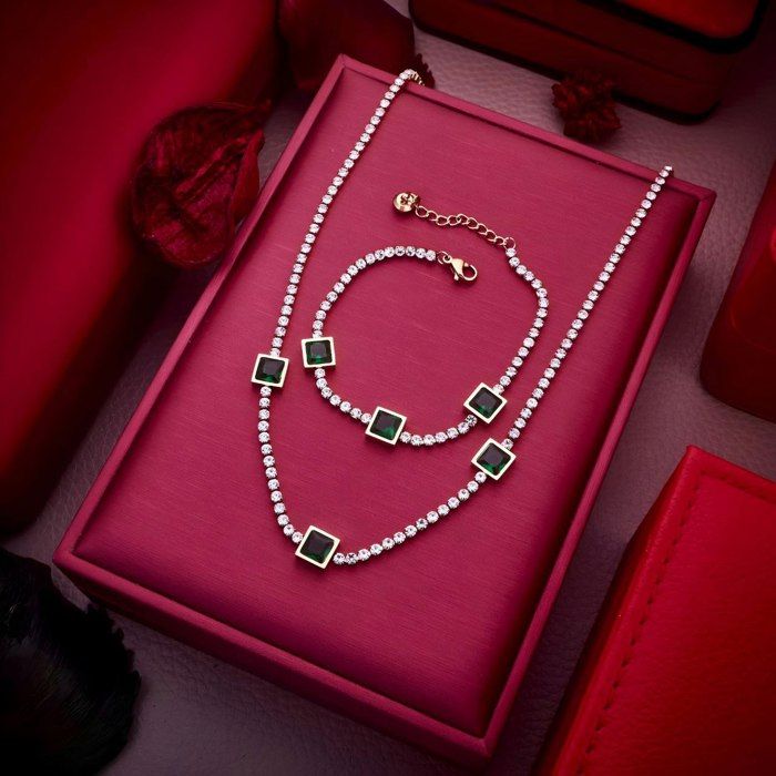Ensembles De Bijoux Pour Femmes En Acier Inoxydable